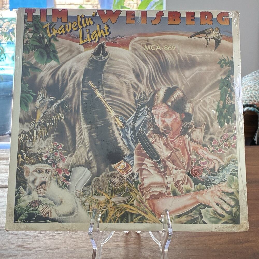 Tim Weisberg Travelin' Light Vinyl LP 1981 MCA-5245